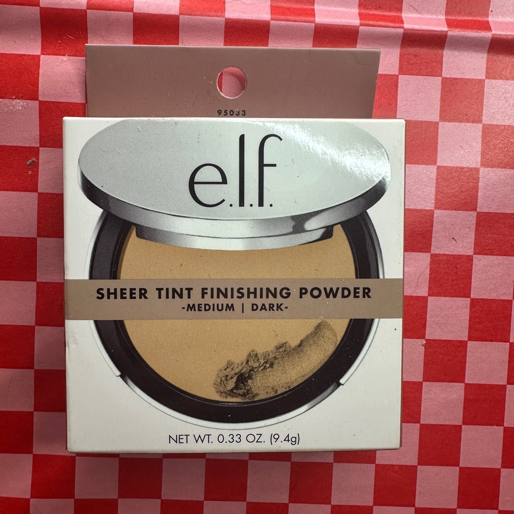 ELF Sheer Tint Finishing Powder - Medium/Dark NIB